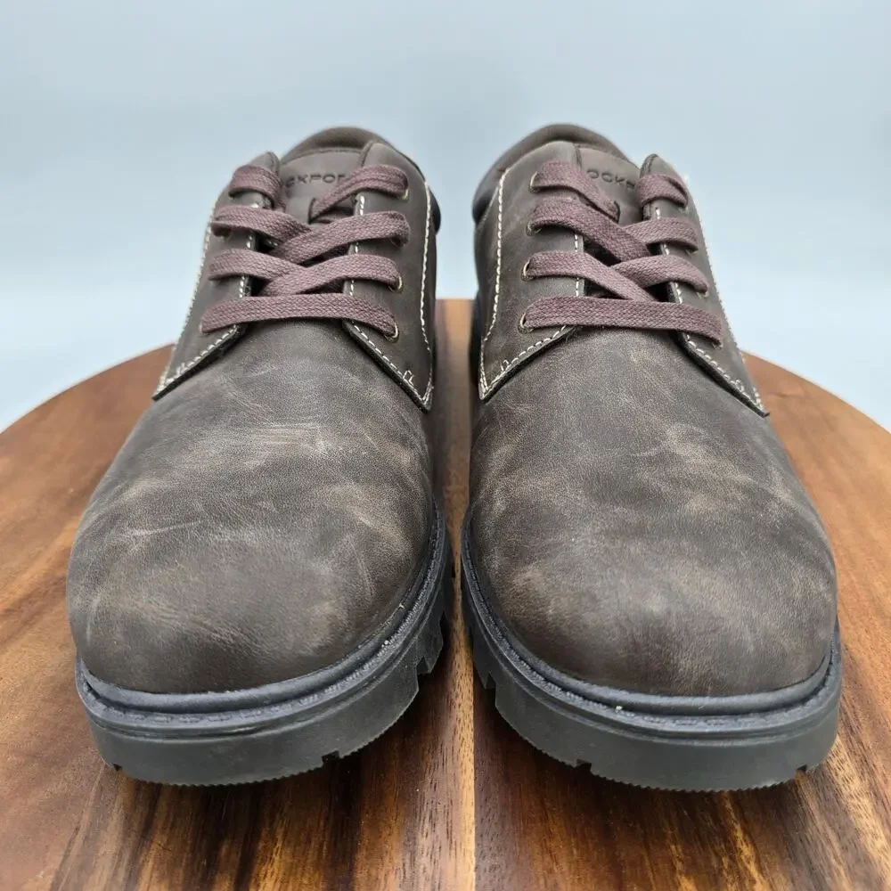 Rockport Ridgeview Shoes Mens 11 M Brown Lace Up Walking Comfort Casual Oxfords